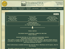 Tablet Screenshot of hbhcmh.org